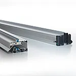Ventilatierooster op glas 