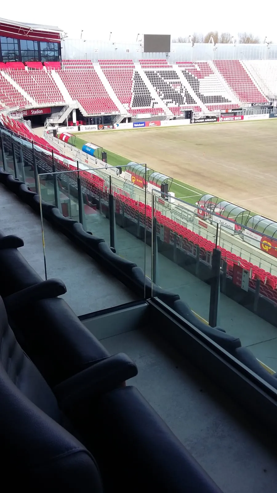 Glazen balustrade 