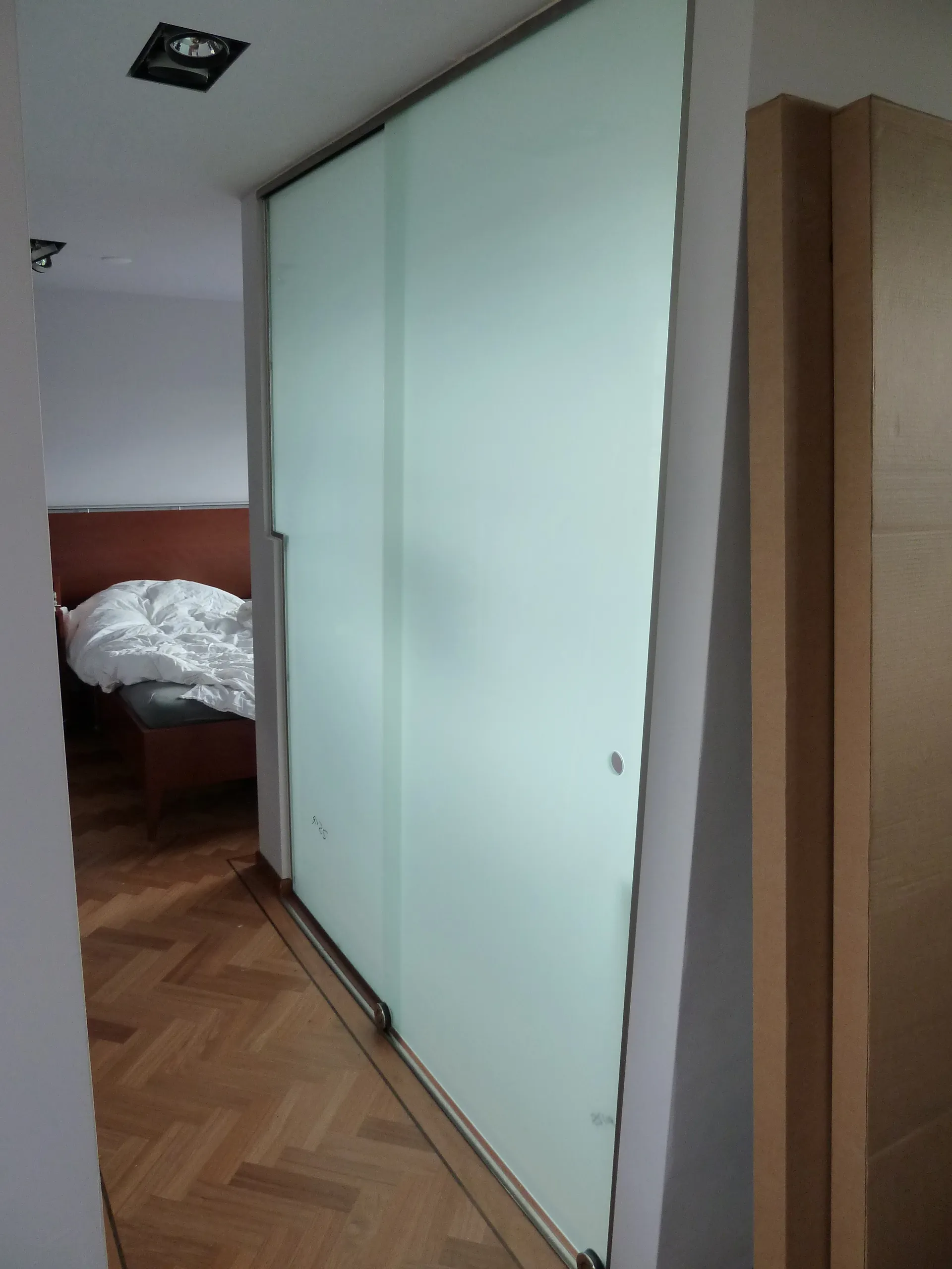 glazen schuifdeur slaapkamer