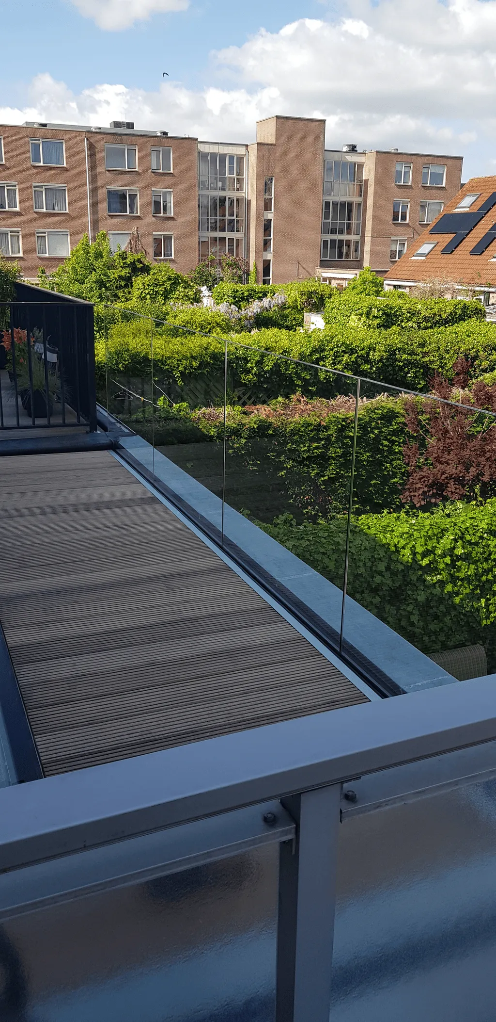Glazen balustrade