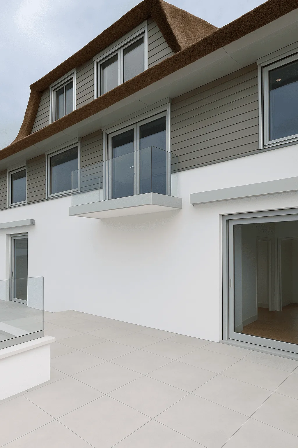 Glazen balustrade