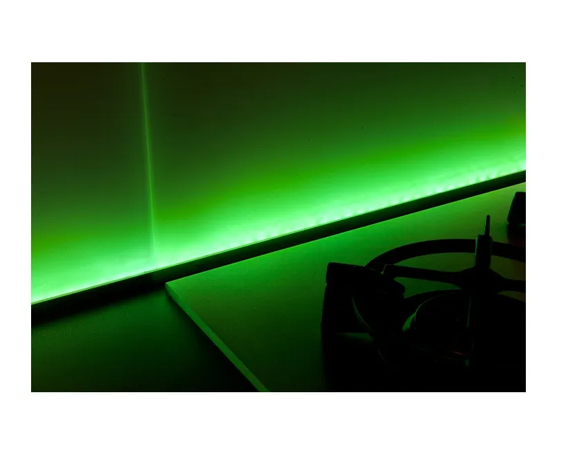 Keukenwand met led verlichting